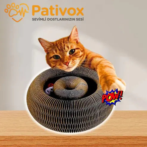 Pativox™ Akıllı Tırmalama ve Oyun Yatağı PATİVOX