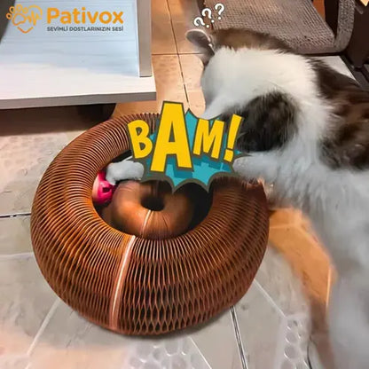 Pativox™ Akıllı Tırmalama ve Oyun Yatağı PATİVOX